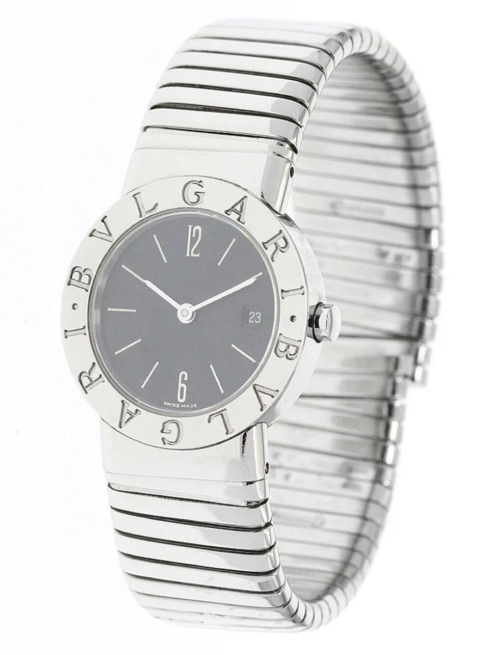 BVLGARI BVLGARIBVLGARI BB262TS Tubogas Date black Dial Quartz Ladies _948370